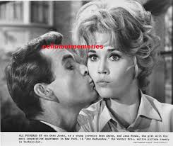 Original Vintage Photo 1966 Any Wednesday Jane Fonda Dean Jones Kiss