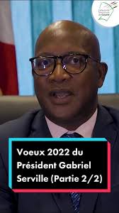 Voeux 2022 de Gabriel Serville à la population