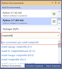 Even some windows computers (notably those from hp) now come with python already installed. Python In Visual Studio Tutorial Step 5 Install Packages Microsoft Docs