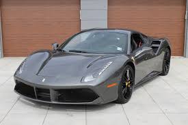 This is a set (2 piece) rear bumper fog light trims. 2017 Ferrari 488 Gtb