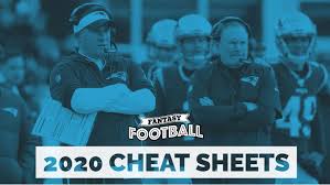 Fantasy Football 2020 Printable Cheat Sheets For Top 200 Rankings By Position
