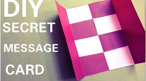 We all know sunglasses make any spy look cool, but these will let you see secret messages! Diy Secret Message Card Soumya Dubey Youtube