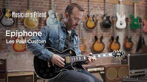 The epiphone les paul custom pro's name speaks for itself: Epiphone Les Paul Custom Demo All Playing No Talking Youtube