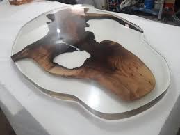 Free Shipping Catch Opportunity This Walnut Resin Coffee Table Is Ready For Shipping To Everywhere With Express F Epoxy Resin Table Resin Table Epoxy
