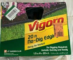 About this itemwe aim to show you accurate product information. Vigoro 20 Ft L No Dig Landscape Edging Kit 2 Boxes Plus Extra Spikes For Sale Online Ebay