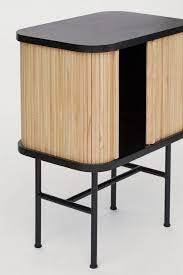 shop jalousie door bedside table online h m uae en 2021 tables de chevet noires table de chevet porte noire