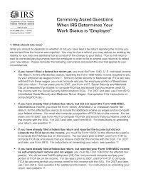 Complete, edit or print tax forms instantly. Https Philalegal Org Sites Default Files Attachments 2021 01 Common 20questions 20when 20irs 20determines 20your 20work 20status 20employee Pdf
