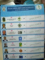 Togo Elections Presidentielles 2020 Voici Le Specimen Du Bulletin De Vote Lome Infos Actualite Du Togo