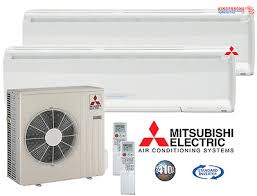 Year after year, mitsubishi electric has topped customer satisfaction ratings in both performance and value. Mitsubishi Mr Slim Dual Zone Cool Heat Ductless Mini Split Air Conditioner 9 9 Ebay