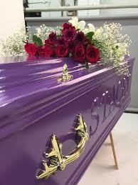 Our Purple Glossed Coffin Any Colour Can Be Used On Our Artisterange Coffins And Caskets Colouredcoffins Casket Coffin Favorite Color