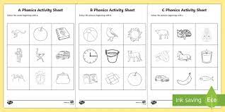 This file is being provided as a pdf. Phonics Coloring Worksheet Worksheets Resource Pack Phonics Coloring