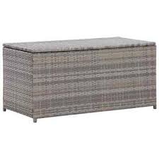 Use it to store outdoor furniture cushions, garden necessities, and more in high style. Vidaxl Garden Storage Box Weather And Water Resistant Patio Outdoor Storage Chest Bench Store Blanket Cushion Pillow Toy Poly Rattan 100x50x50cm Grey Deck Boxes Garden Outdoors Selincanta Com