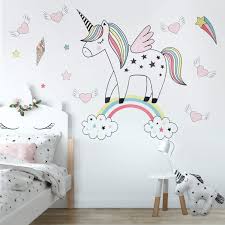Werkzeug und baumaterial für profis und heimwerker. Buy Unicorn Wall Decals Decor Stickers Large Gifts For Kids Teen Girls Boys Rooms Bedroom Nursery Bedding Online In Kuwait B07qbmfh4g