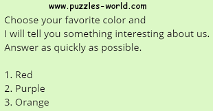 We did not find results for: Whatsapp Dare Game For Friends Choose Your Favorite Color Puzzles World