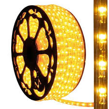 Dimmable Led Amber Rope Light 150ft Spool Aqlighting