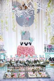 Winter Birthday Party Ideas Photo 21 Of 77 Winter Birthday Parties 2nd Birthday Party For Girl 1st Birthday Party For Girls