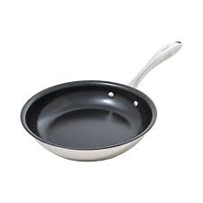 Tuxton Home Concentrix 11 Open Ceramic Nonstick Frypan Stainless Steel With Ceramic Nonstick Coating Pfte Pfoa Free D Organic Ceramics Ceramics Oven Safe