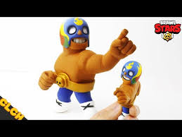 His super is a leaping elbow drop that deals damage to all caught underneath! 1120. 377 Making Brawl Stars El Primo Clay Tutorial Clay Art Youtube Clay Tutorials Clay Brawl