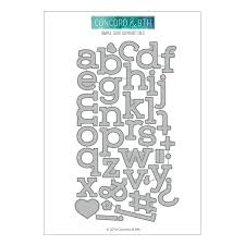 133000+ vectors, stock photos & psd files. Simple Serif Alphabet Dies Concord 9th