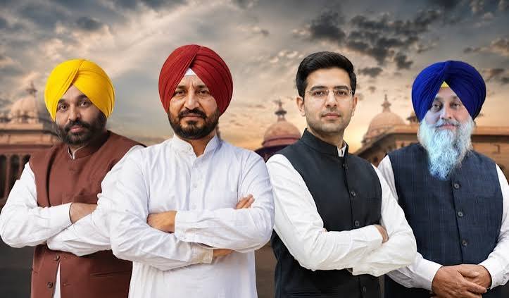 bhagwant channi raghav chadha or badal major claim in survey regarding top choice punjab cm - Prabhasakshi