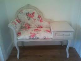 Shabby Chic Hall Bedroom Telephone Chair Table Seat Rhoose Picture 1 Shabby Chic Shabby Chic Table And Chairs Shabby Chic Furniture