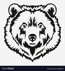 Bear Head Cartoon Royalty Free Vector Image Vectorstock Ad Cartoon Royalty Bear Head Ad Bear Face Drawing Bear Drawing Cute Bear Drawings