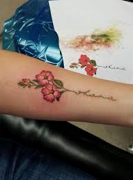 Ohana Tattoo Ein Herrliches Symbol Von Familie Und Freundschaft Ohana Tatowierung Hibiskus Tattoo Hawaii Tatowierungen