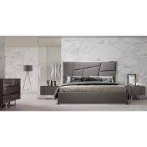 Ultra modern king size bed set from wooden material feature modern. Modern King Bedroom Sets Allmodern