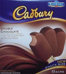 Blue Bunny Cadbury Double Chocolate Bars Br A Treat Review Icecream Bar Chocolate Ice Cream Cadbury Ice Cream