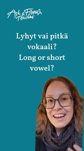 I've been making these quick videos for learning Finnish over