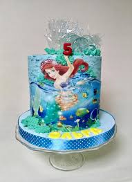 Mermaid By Oksana Kliuiko Mermaid Cakes Mermaid Birthday Cakes Little Mermaid Cakes