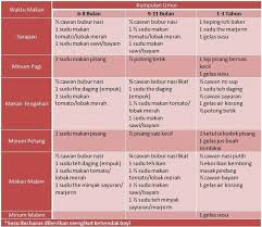 Journey solid food nuha areefa (6 bulan). Baby Malaysia Adakah Anda Tahu Jadual Pemakanan Bayi Anda