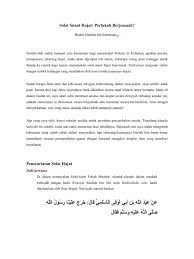 Ini adalah panduan qada solat iaitu cara menggantikan solat. Solat Sunat Hajat