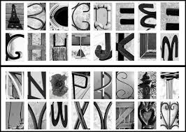 The world has hidden letters everywhere! 9 Best Free Printable Black And White Letter Photography Printablee Com