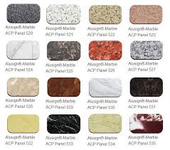 Aluminum Composite Panel Color Chart Alusign Acp Panel