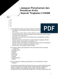 Kssm Sejarah Tingkatan 3