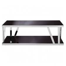 Our coffee tables come in a variety of shapes and styles, adding the finishing touch to any living room. Ackley Black Glass Coffee Table Modern Furniture Coffee Tables