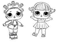 Kids n fun 30 kleurplaten van lol surprise dolls. Kleurplaten Lol Surprise Poppen Morning Kids