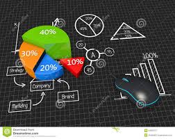 Business Graphs And Charts Stock Illustration Illustration