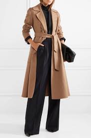 Womens faux fur collar wool blend coat belted fur trim double breasted overcoats. Viadana Belted Camel Hair Coat Codipop