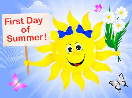 Jun 17, 2021 first day of summer wishes sun clipart image. First Day Of Summer Stock Vector Adobe Stock