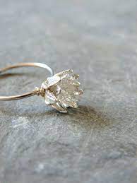 Pin By Beth On Organisation Decor X In 2020 Herkimer Diamond Ring Rings For Her Raw Crystal Ring