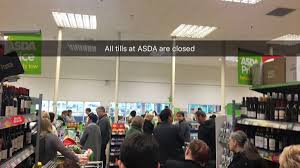 ASDA card machines crash causes chaos as furious customers are stuck in  queues or 'turned away unless they have cash' 