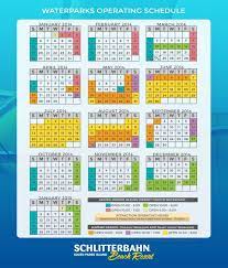 Schedule Schlitterbahn South Padre Island South Padre Island South Padre Island Resort Water Park