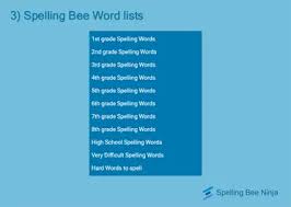 The 3rd grade is where students start really gobbling up new vocabulary words and learning how to spell them. How To Start Your Spelling Bee Preparation Spelling Bee Ninja