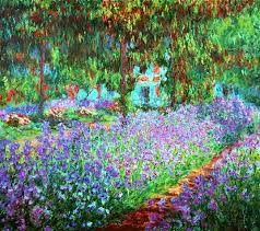 Le Jardin De Monet Les Iris Par Claude Monet Pinturas Impressionistas Monet Impressionismo