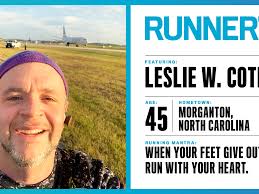 Runner's World+ Member: Leslie Cothren