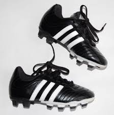 Adidas Shoes For Kids Black And White Adidas Cleats Soccer Black White Sport Shoes Little Kids Size Us 12k Uk 11 5k Kids Soccer Shoes Sport Shoes Kids Soccer Cleats