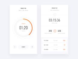Time Tracking App Interface Design Web App Design Ios App Design
