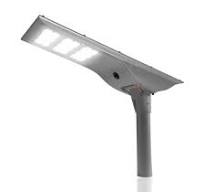 80W Everan II Series - Solar LED Street Light | With Motion Sensor, 13,600 Lumens, Commercial Grade, 5000K, Gray